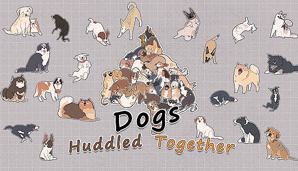 Buy Dogs Huddled Together 挤在一起的狗狗们