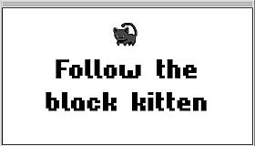 Follow the Black Kitten
