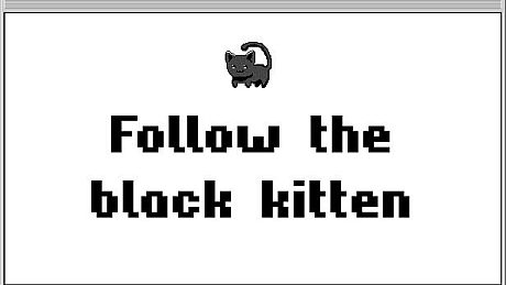 Follow the Black Kitten Game