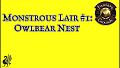 Fantasy Grounds - Monstrous Lair #1 Owlbear Nest (Any Ruleset)