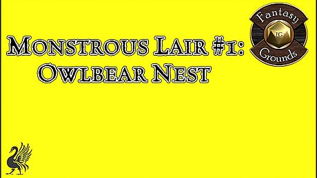 Fantasy Grounds - Monstrous Lair #1 Owlbear Nest (Any Ruleset) DLC