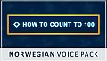 How to Count to 100 - Norwegian Voice Pack