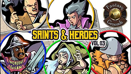 Fantasy Grounds - Saints & Heroes, Volume 3 (Token Pack) DLC