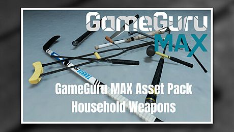 GameGuru MAX Modern Day Asset Pack - Household Weapons DLC