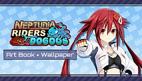 Neptunia Riders VS Dogoos Digital Art Book + Wallpaper