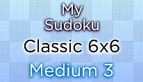 My Sudoku - Classic 6x6 Medium 3 für PC kaufen