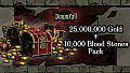 Downfall - 25,000,000 Gold + 10,000 Blood Stones Pack