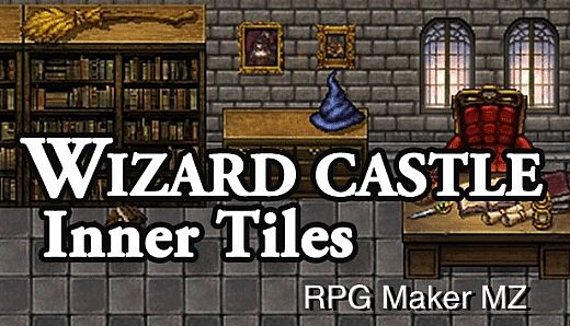 RPG Maker MZ - Wizard Castle Inner Tiles