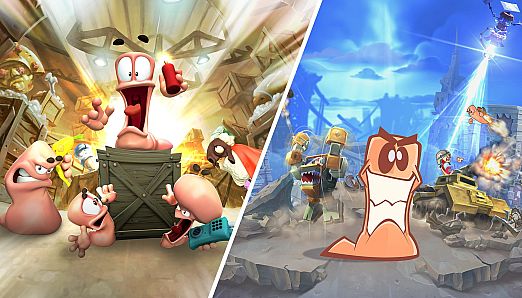 Worms Battlegrounds + Worms W.M.D