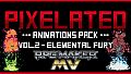 RPG Maker MV - Pixelated Animations Pack Vol.2