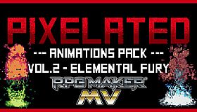 RPG Maker MV - Pixelated Animations Pack Vol.2
