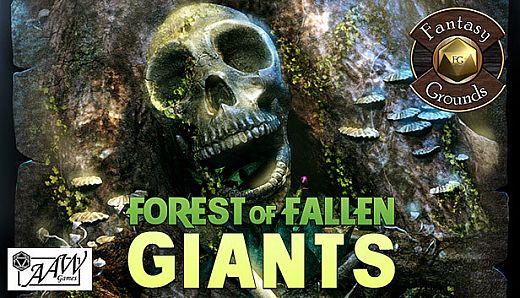 Fantasy Grounds - Black Scrolls Forest of Fallen Giants (Map Tile Pack)