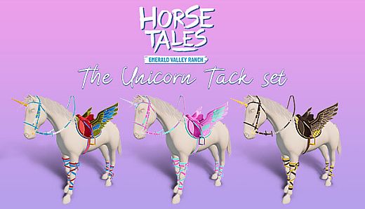 Unicorn Tack Set - Horse Tales: Emerald Valley Ranch