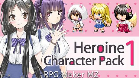 RPG Maker MZ - Heroine Character Pack 1 DLC