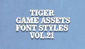 TIGER GAME ASSETS FONT STYLES VOL.21