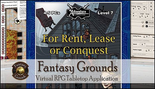 Fantasy Grounds PFRPG Compatible Adventure: B20 - For Rent, Lease or Conquest