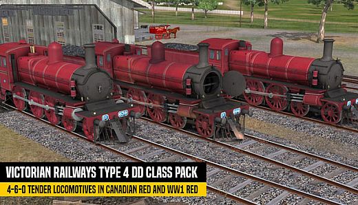 TANE DLC: Victorian Railways Type 4 DD Class Pack - Canadian Red