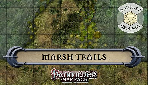 Fantasy Grounds - Pathfinder RPG - Map Pack - Marsh Trails