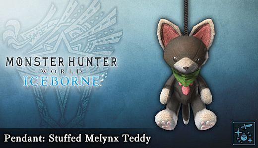 Monster Hunter World: Iceborne - Pendant: Stuffed Melynx Teddy