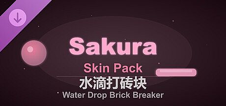 Water Drop Brick Breaker - Sakura Skin Pack
