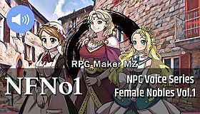RPG Maker MZ - NPC Female Nobles Vol.1
