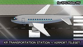 RPG Maker MV - KR Transportation Station - Airport Tileset