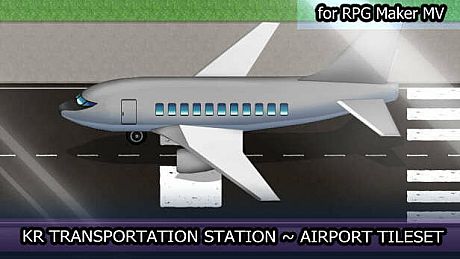 RPG Maker MV - KR Transportation Station - Airport Tileset DLC