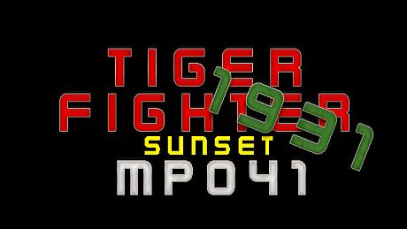 Tiger Fighter 1931 Sunset MP041 DLC