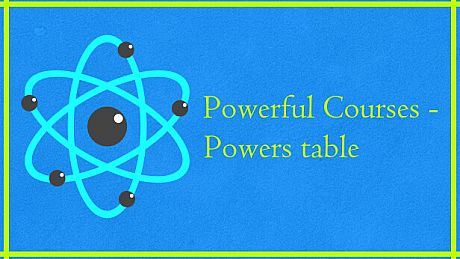 Powerful Courses - Powers table DLC
