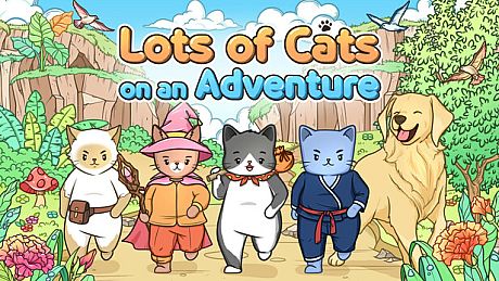 Lots of Cats on an Adventure Game