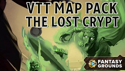 Fantasy Grounds - VTT Map Pack: The Lost Crypt