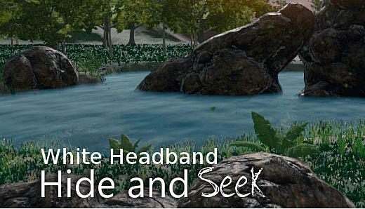 Hide and Seek - White Headband
