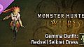 Monster Hunter Wilds - Gemma Outfit: Redveil Seikret Dress