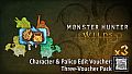 Monster Hunter Wilds - Character & Palico Edit Voucher: Three-Voucher Pack