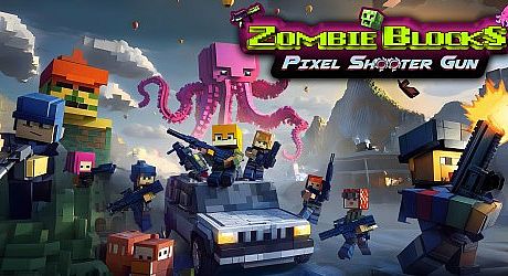 Zombie Blocks: Pixel Shooter Gun Game