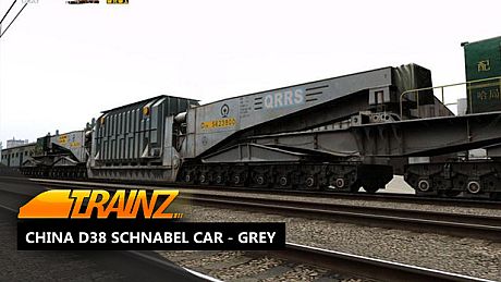 Trainz 2022 DLC - China D38 Schnabel Car - Gray DLC