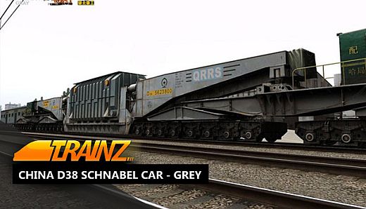 Trainz 2022 DLC - China D38 Schnabel Car - Gray