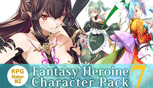 RPG Maker MZ - Fantasy Heroine Character Pack 7