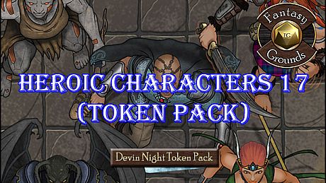 Fantasy Grounds - Heroic Characters 17 (Token Pack) DLC