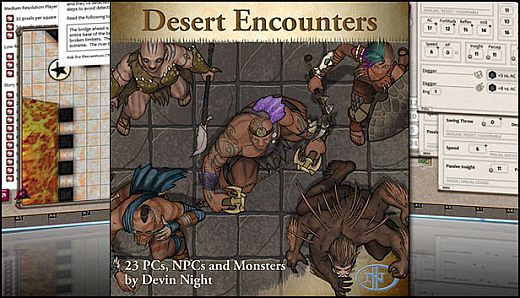 Fantasy Grounds - Desert Encounters (Token Pack)