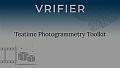 Vrifier - Teatime Photogrammetry Toolkit
