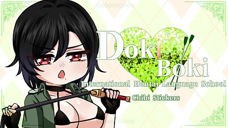Doki Boki International Hentai Language School Chibi Stickers DLC