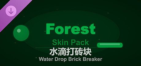 Water Drop Brick Breaker - Forest Skin Pack