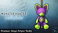 Monster Hunter World: Iceborne - Pendant: Grape Felyne Teddy