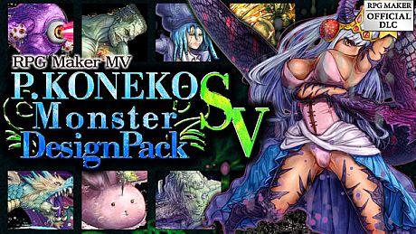 RPG Maker MV - P. KONEKO Monster Design Pack SV DLC