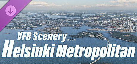X-Plane 12 Add-on: FASimulations - Helsinki Metropolitan VFR 2025 Scenery