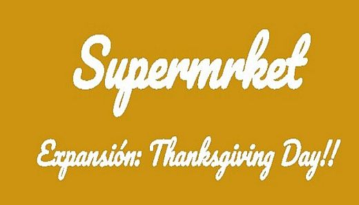 Supermrket: Thaksgiving day