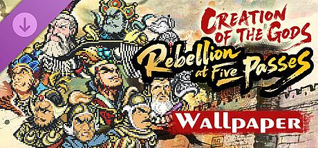 CREATION OF THE GODS: Rebellion at Five Passes - Pixel Art Desktop Wallpaper DLC