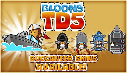 Bloons TD 5 - Navy Monkey Buccaneer Skin