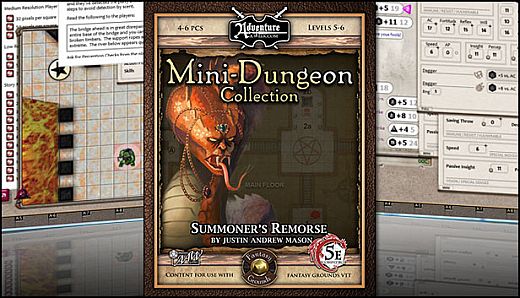 Fantasy Grounds - Mini-Dungeon #004: Summoner's Remorse (5E)